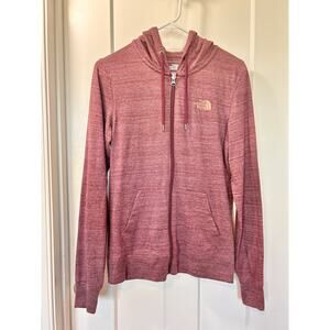 The North Face Women's Heathered Hooded Full Zip Sweatshirt‎ Purple Size Medium